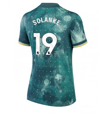 Tottenham Hotspur Dominic Solanke #19 Tercera Equipación Mujer 2024-25 Manga Corta